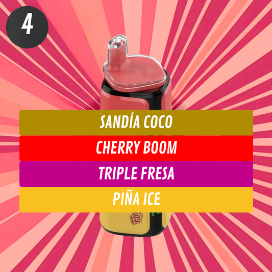 Vaper 120.000 Caladas 4 sabores en 1 FLOZZY 4
