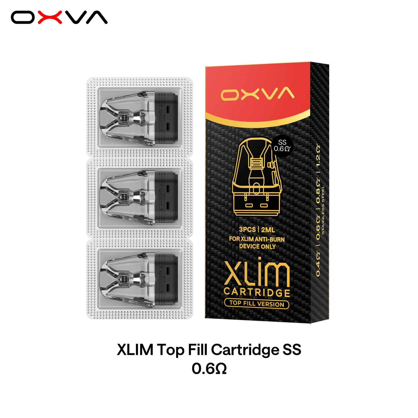 OXVA Resistencia Xlim Stainless Steel Cartucho DNA