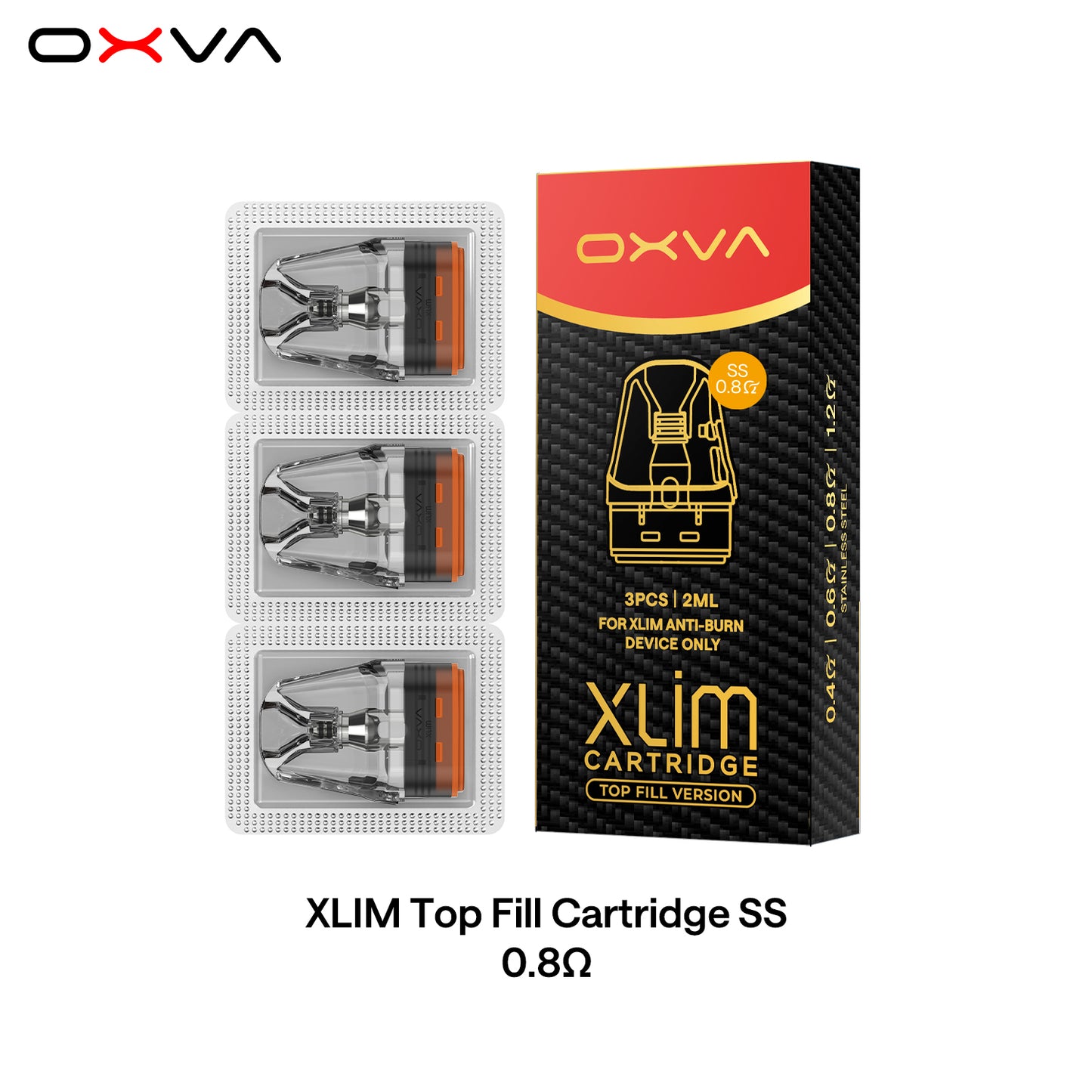 OXVA Resistencia Xlim Stainless Steel Cartucho DNA