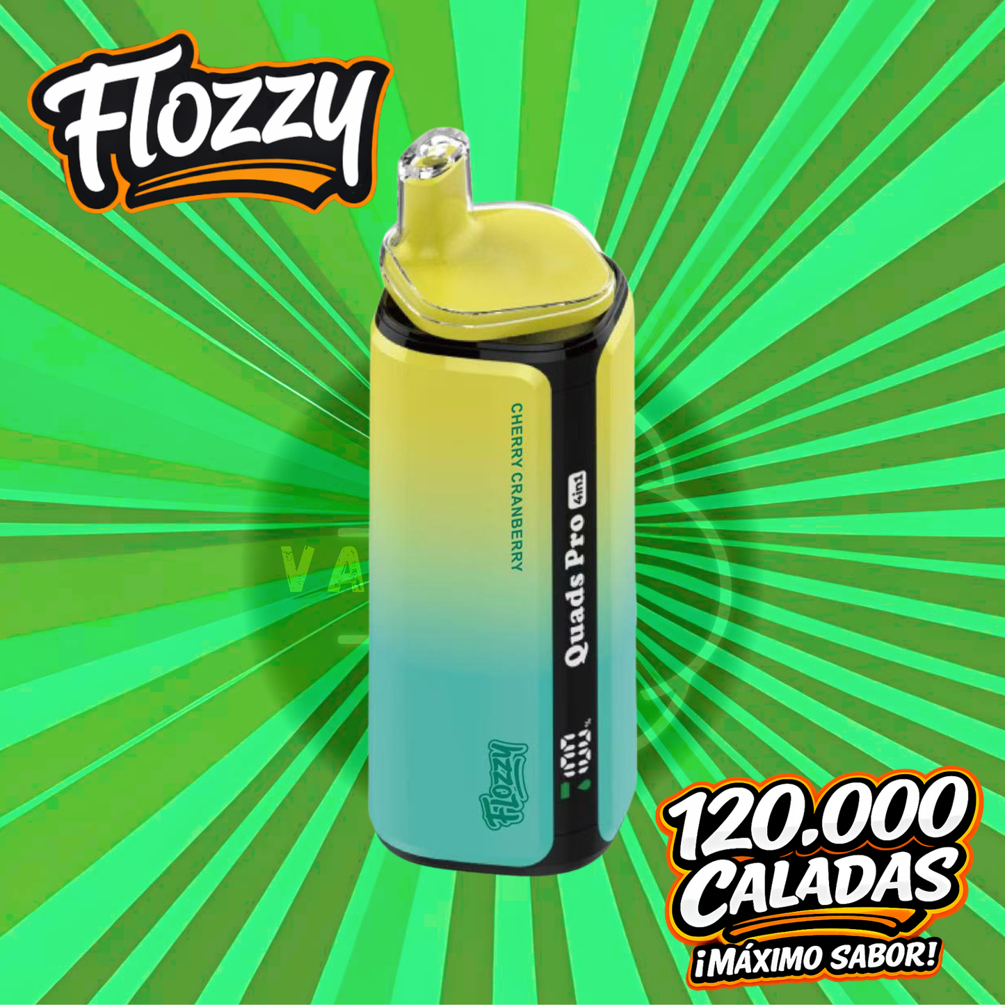 Vaper 120.000 Caladas 4 sabores en 1 FLOZZY 2