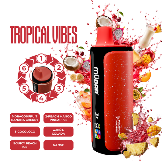 Vaper Desechable Mübar 6en1 240K Tropical