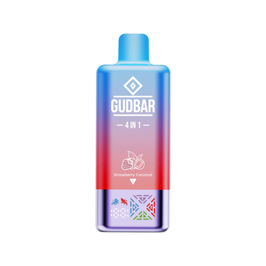 Vaper 120.000 Caladas 4 sabores en 1 GUDBAR