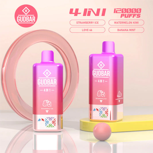 Vaper 120.000 Caladas 4 sabores en 1 GUDBAR