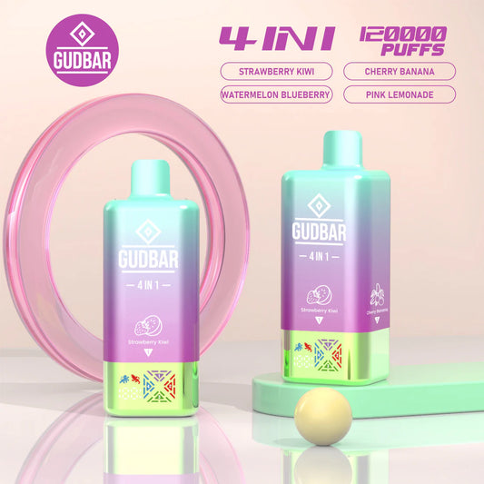 Vaper 120.000 Caladas 4 sabores en 1 GUDBAR