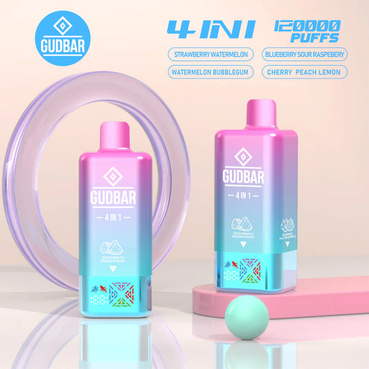 Vaper 120.000 Caladas 4 sabores en 1 GUDBAR